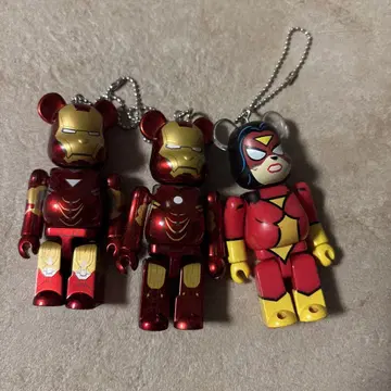 MARVEL Happy 복권 베어브릭 아이언맨 스파이더우먼