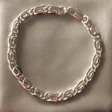 실버 체인 팔찌