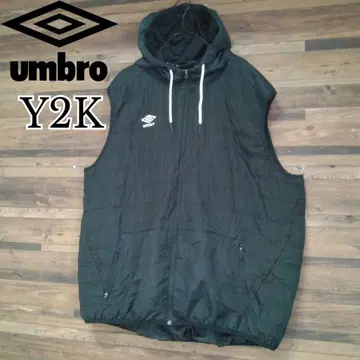 UMBRO 엄브로 Y2K 충전솜 후드 부착 베스트 빅 실루엣