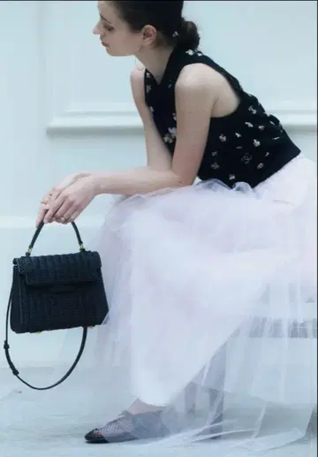 bluelea 블루레아 Tulle tiered skirt