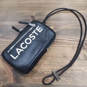 LACOSTE 블랙 숄더백