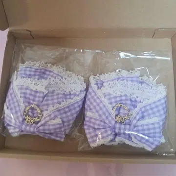 BABY, 라벤더 Flancesca Ribbon 스크런치