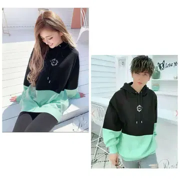Rady 바이컬러 민트 후드티