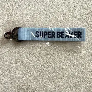 SUPER BEAVER 로고 핸드 스트랩 블루