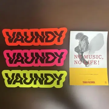 VAUNDY 스티커 세트 타워 레코드
