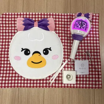 NiziU 응원봉, 응원봉 커버, 부채 커버 3종 세트 마야