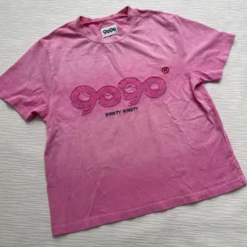 9090 T셔츠 XS 핑크 OG Logo Vintage tee