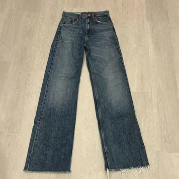 ZARA 데님 블루 데님 컷오프 34