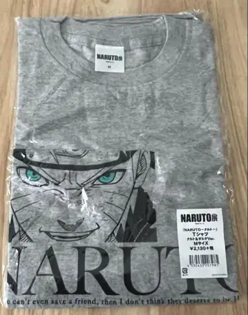 NARUTO 나루토 사스케 T셔츠 M사이즈 그레이 나루토전 오리지널