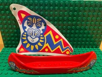 레고 LEGO 남해의 용사 론고족 돛 깃발 배