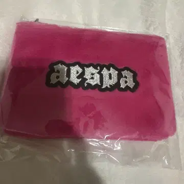 aespa 2025 LIVE TOUR 퍼 파우치 미개봉 새상품