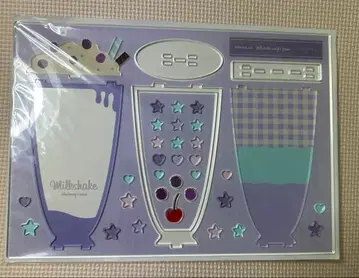 후쿠야 해피백 밀크셰이크 아크릴 프레임 퍼플