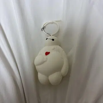 베이맥스 지퍼 파우치 화이트