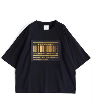 SHAREEF 'BAR CODE' S/S BIG-T 바코드 티셔츠