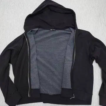 ZARA 블랙 풀 집업 후드티 S 사이즈