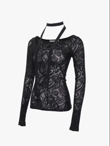 theredthread S skinny tops lace black