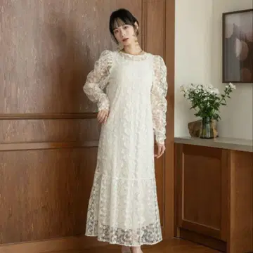 hinari 튤 레이스 원피스