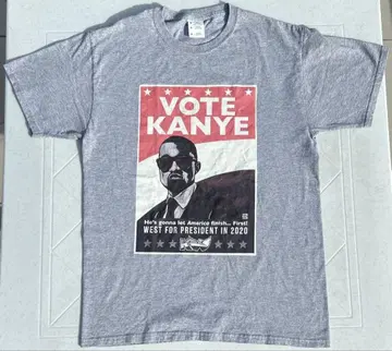 Vote Kanye 2020 티셔츠 M 사이즈 그레이