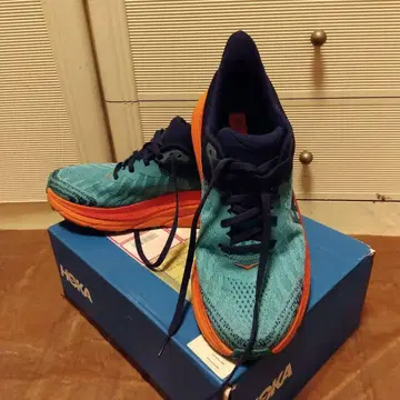 HOKA 챌린저 ATR 7 25.5cm 파랑/오렌지