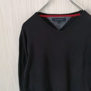 타미힐피거 니트 스웨터 캐시미어 혼방 V넥