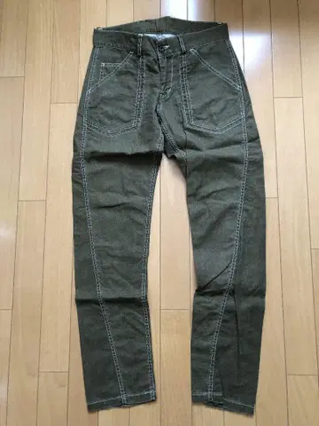젬블 johnbull 카키 워크 팬츠