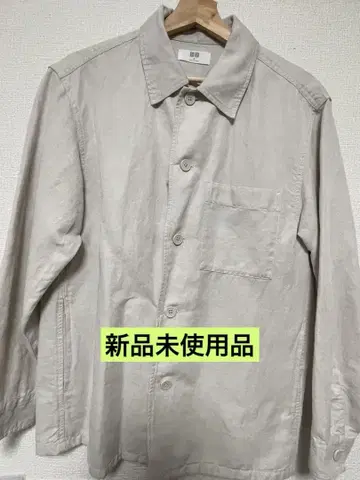 UNIQLO 코튼 린넨 셔츠 자켓 M