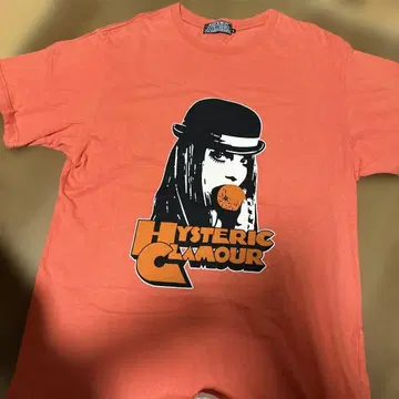 HYSTERIC GLAMOUR 티셔츠 L 사이즈 오렌지