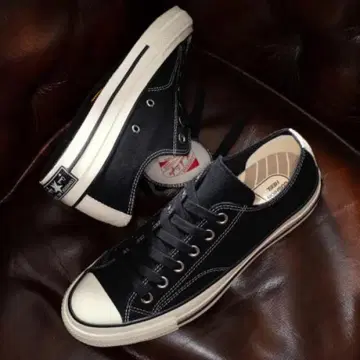 converse addict all star canvas ox black