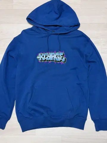 XLARGE 후드티 그래피티 로고