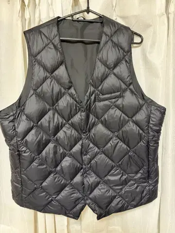 TAION 리버서블 다운 베스트 블랙 2XL