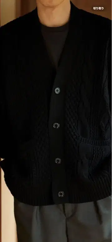 MACKINTOSH CRAFTED by BATONER 가디건