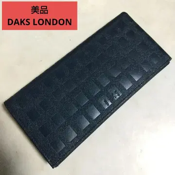 새상품급 DAKS LONDON 닥스 접이식 장지갑 네이비 동전 지갑 있음