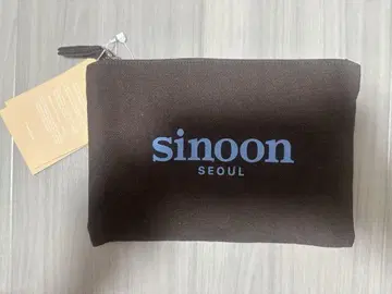 sinoon seoul 파우치 브라운