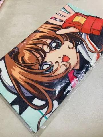 카드캡터 사쿠라 극세사 스포츠 타월 그린