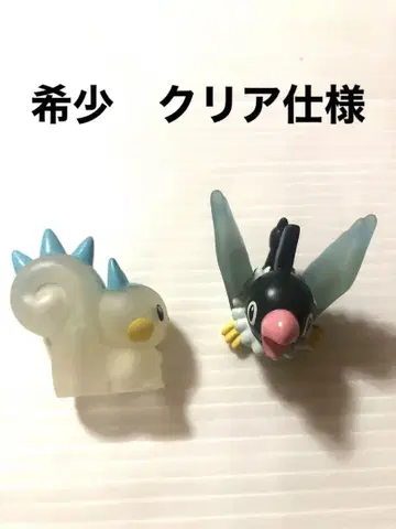 [ 레어품/당시물 ] 포켓몬 키즈 손가락 인형 파치리스 페랩 클리어 사양