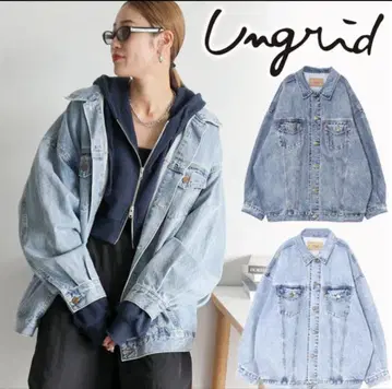 ungrid 빅 실루엣 데님 자켓
