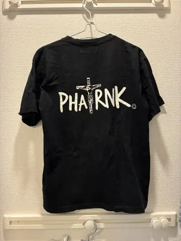 팻랭크 PHATRNK 블랙 T셔츠 백프린트