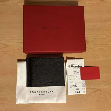 BONAVENTURA 바이컬러 바이폴드 빌클립 코인 케이스 포함