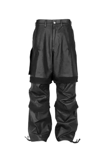 FAR FROM WHAT FAR LAYERED WORK PANTS