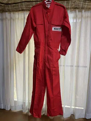 [ 새상품 ] PIRELLI 피렐리 작업복 점프수트 빨간색 사이즈 L