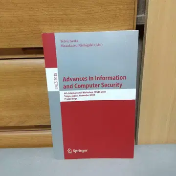 Advances in Information and Computer Sec
