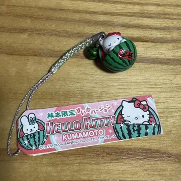 [ 무료배송 ] 지역 한정 키티 구마모토 수박 끈 스트랩 헬로키티