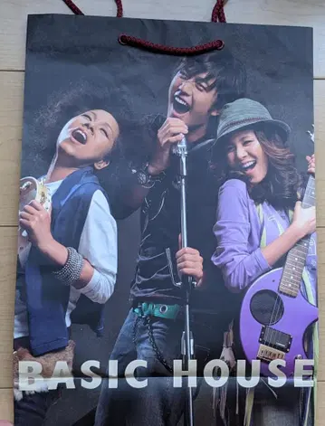 레어 조한선 BASIC HOUSE 종이 봉투 쇼핑백