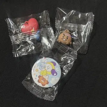 BTS bt21 쿠라스시 마스코트 캔뱃지 세트 TATA SHOOKY