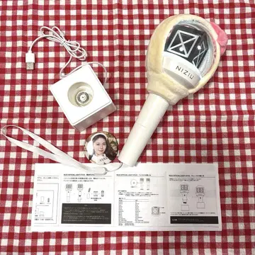 NiziU 응원봉 아야카 응원봉 커버 캔 배지 3종 세트