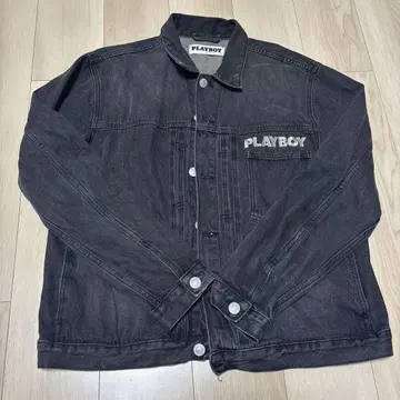 PLAYBOY 블랙 데님 자켓