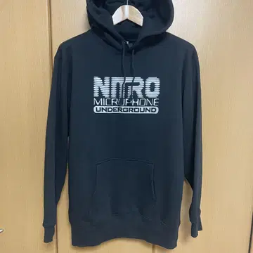 NITRICH 풀오버 후드티 블랙
