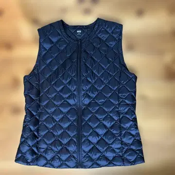 UNIQLO 블랙 퀼팅 베스트 XL
