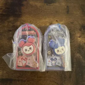 TWICE LOVELYS 초코가케 보로 & 참 채영 쯔위 세트