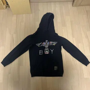 BOY LONDON 블랙 후드티 L
